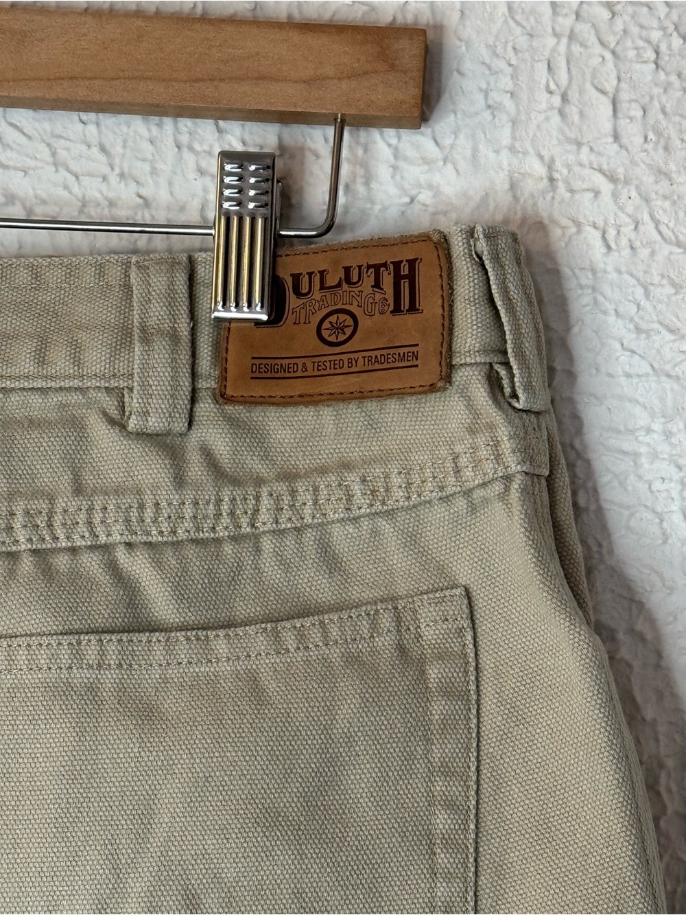 Duluth Trading Co Tan Men’s Flat Front Shorts - Picture 3 of 8